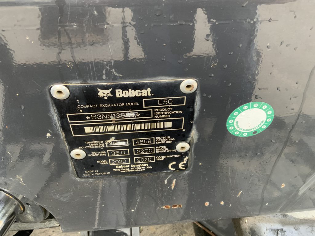 Bobcat E50 Digger (ST24686)