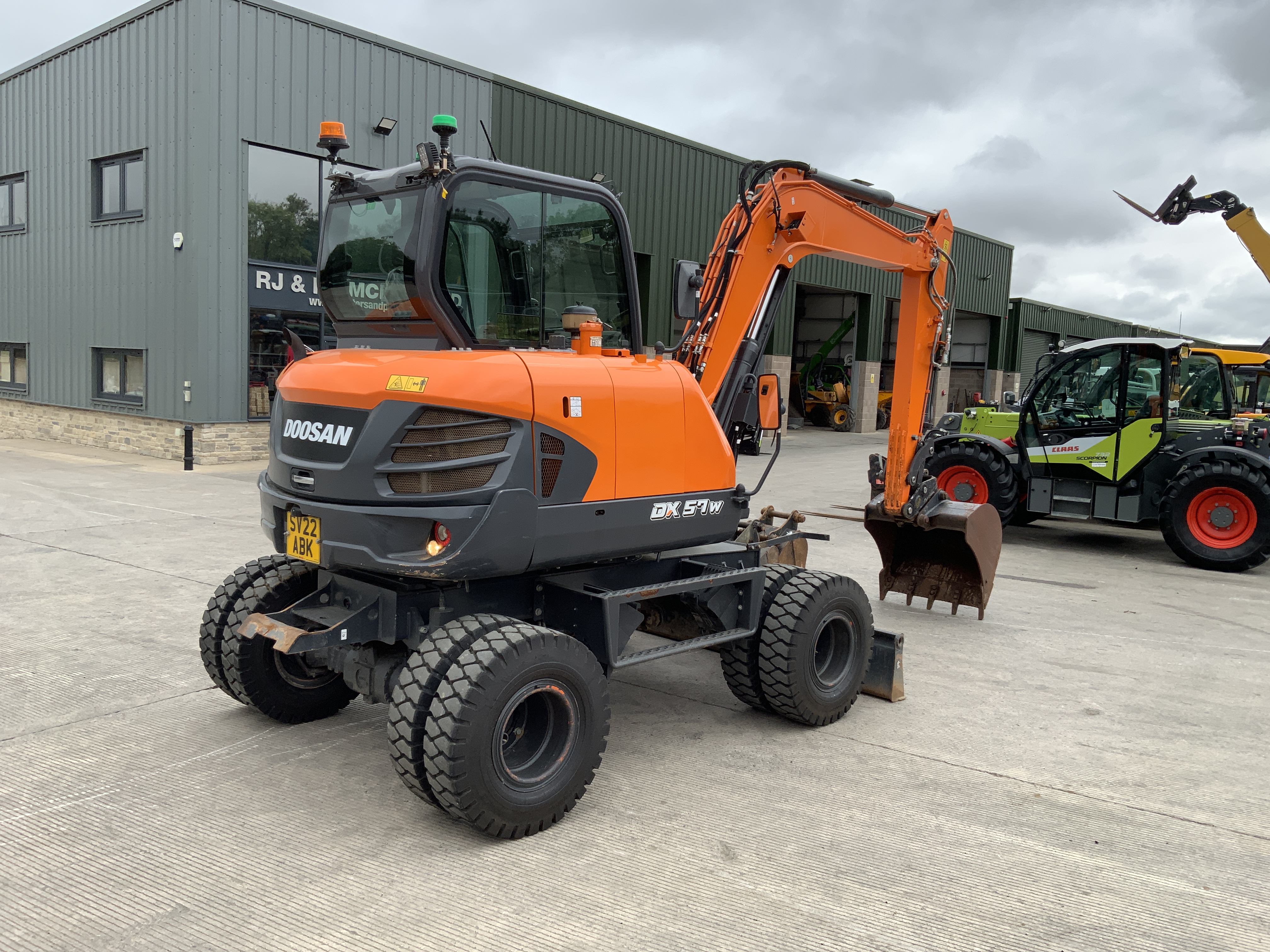 Doosan DX57 Wheeled Excavator (ST23100)