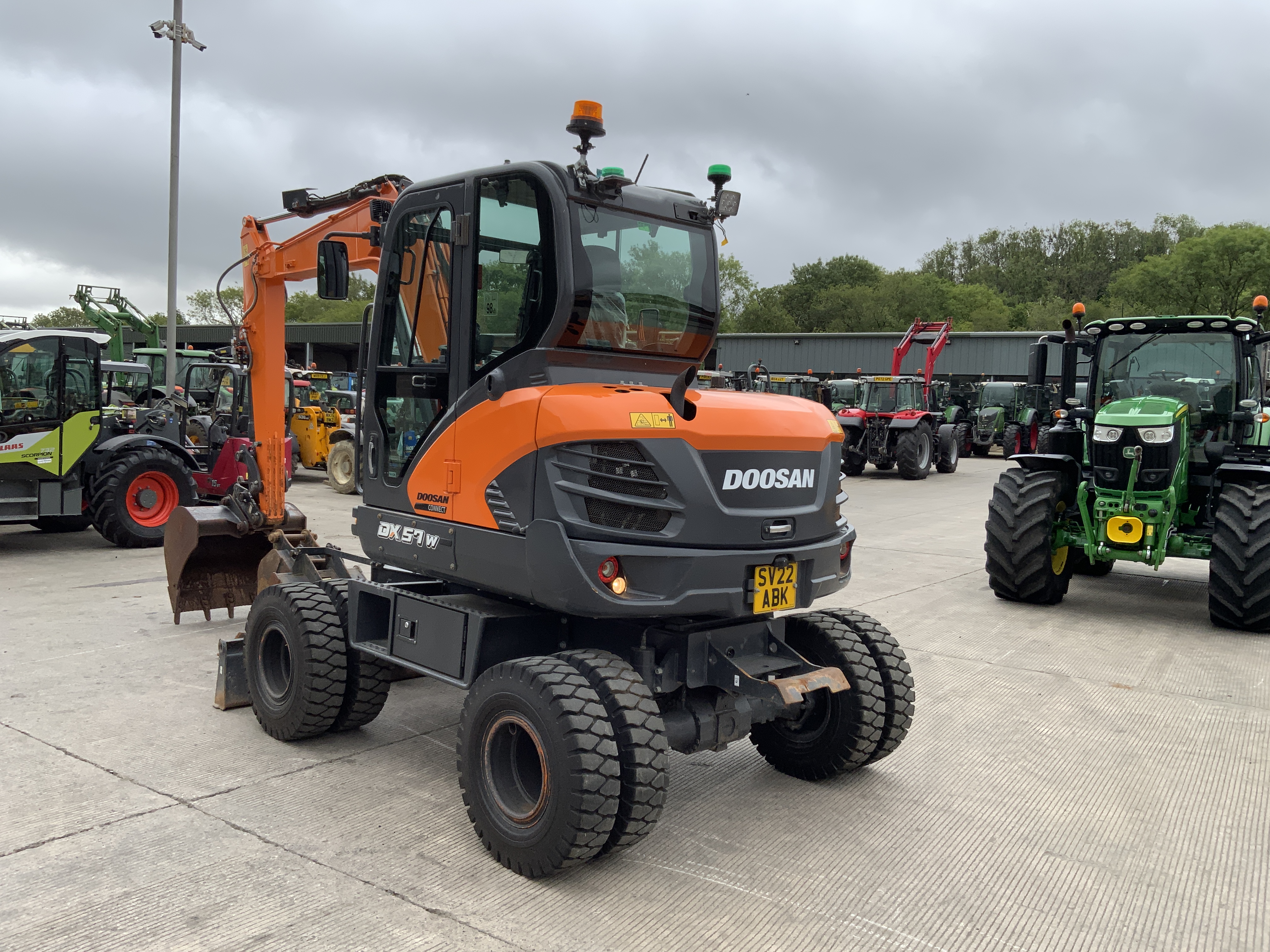 Doosan DX57 Wheeled Excavator (ST23100)
