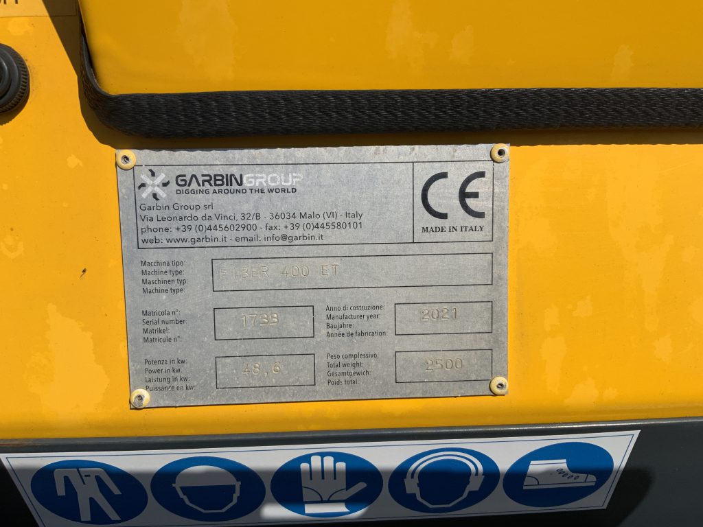 Garbin Fiber 400 ET Tracked Excavator (ST22900)