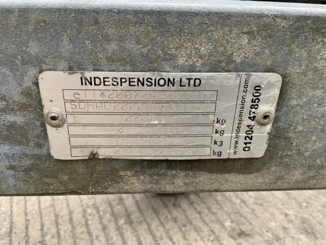 Indespension 8X4 Plant Trailer (ST24849)