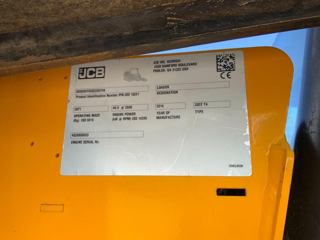 JCB 205T Eco Tracked Skid Steer Forklift (ST23429)