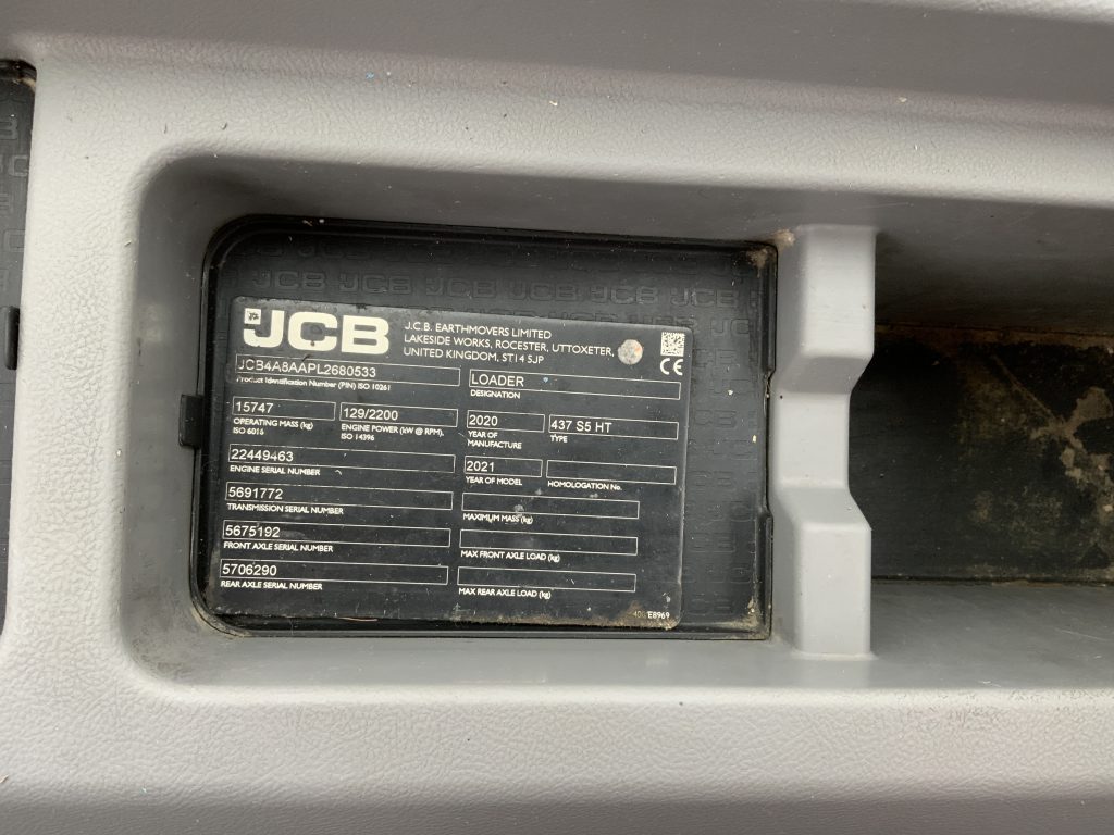 JCB 437 Wheeled Loading Shovel (ST23075)