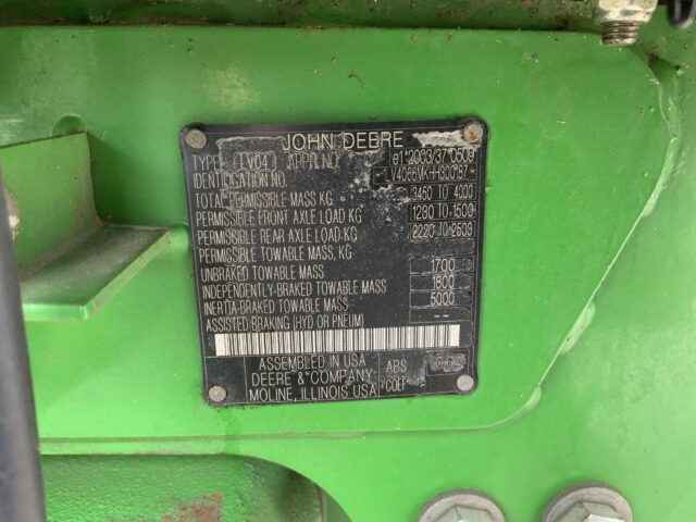 John Deere 4066M Tractor (ST24240)