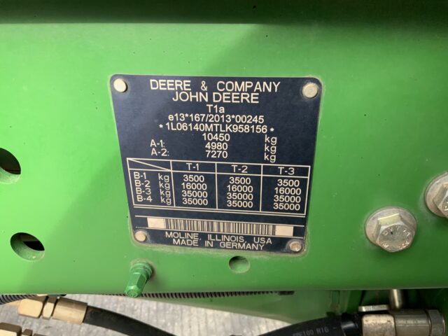 John Deere 6140m Tractor (ST24762)