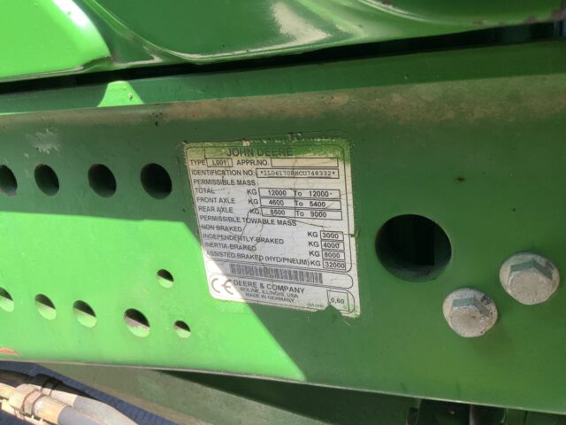 John Deere 6170R Tractor (ST23639)