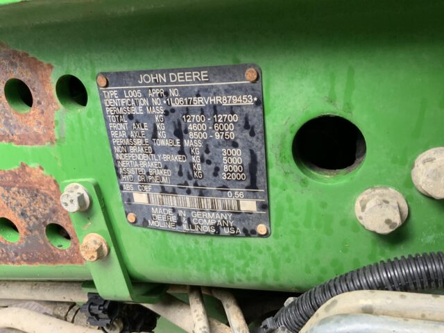 John Deere 6175R Tractor (ST24009)