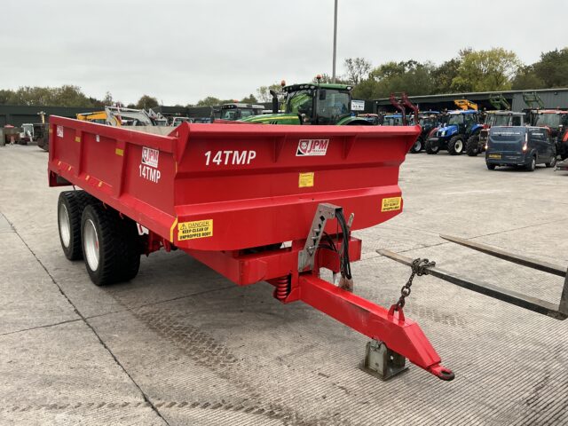 JPM 14 Tonne Multi Purpose Red Dump Trailer