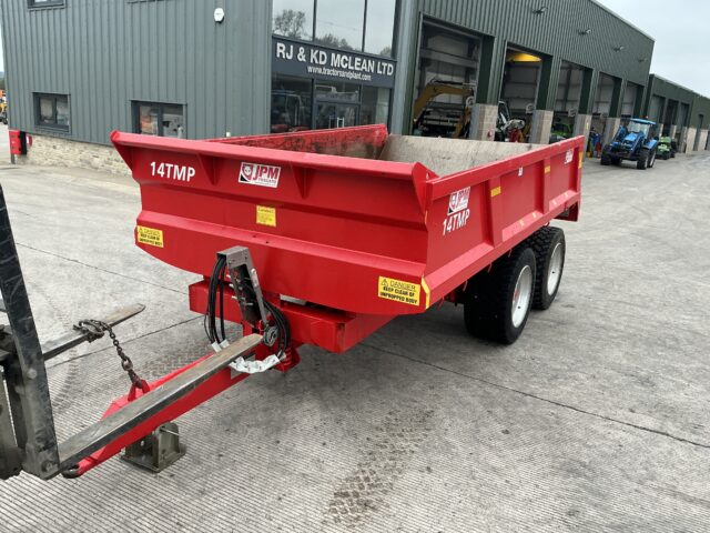 JPM 14 Tonne Multi Purpose Red Dump Trailer