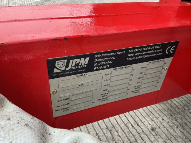 JPM 14 Tonne Multi Purpose Red Dump Trailer