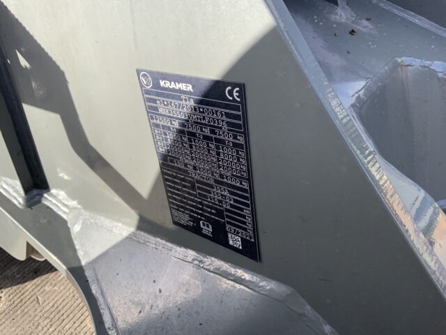 Kramer KL55.8T Black Wheeled Telehandler (ST24946)
