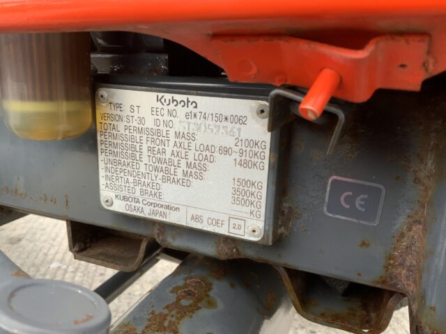 Kubota ST30 Compact Tractor (ST24350)