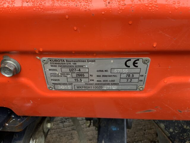 Kubota U27-4 Digger (ST24763)