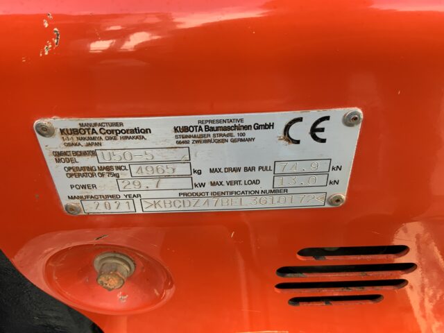 Kubota U50-5 Digger (ST24876)
