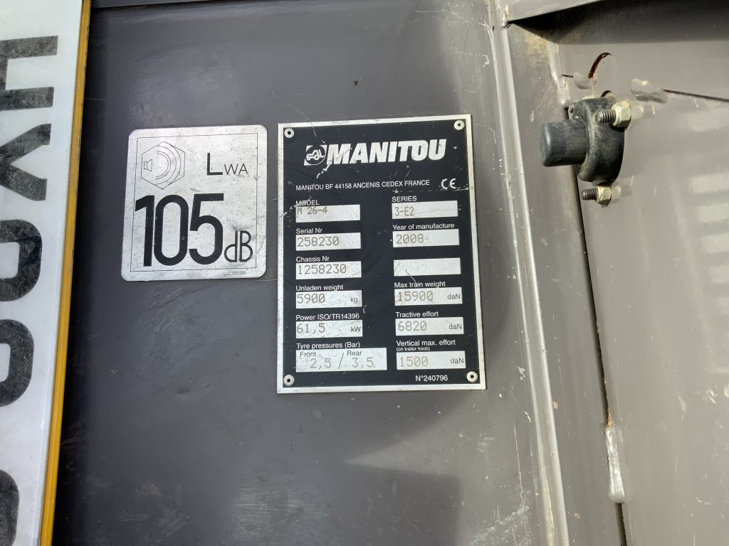 Manitou M26-4 Forklift (ST24900)