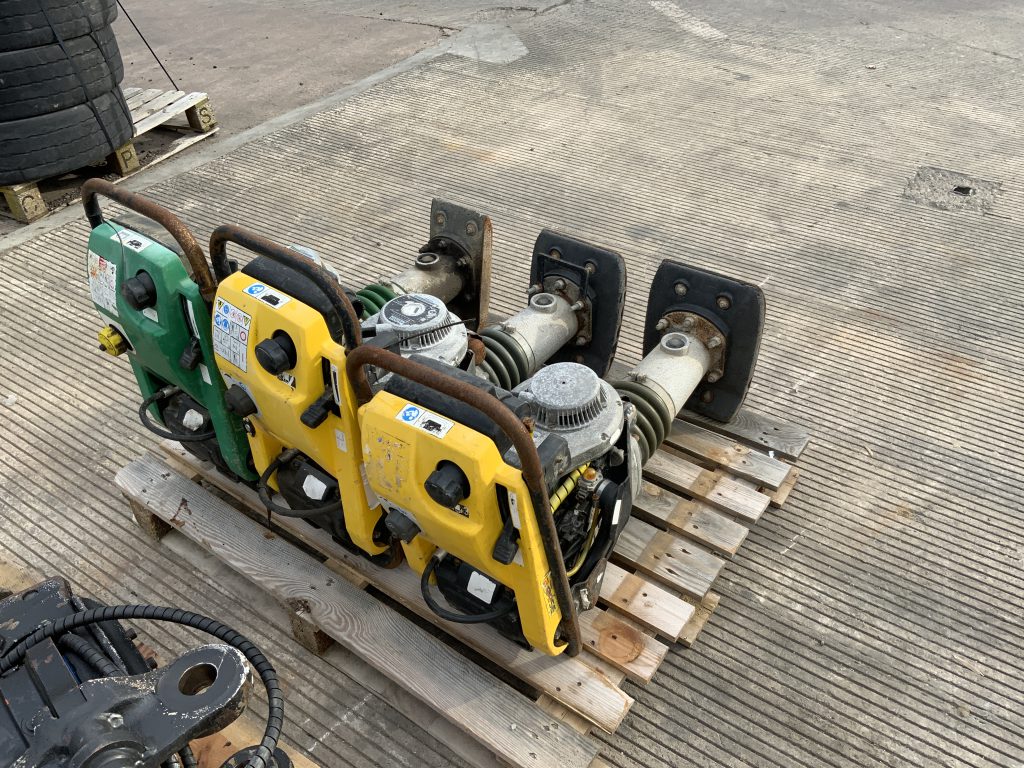 Wacker Neuson Job Lot of X3 Trench Wackers