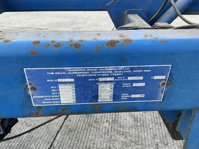 Warwick WB11C Dump Trailer (ST24758)