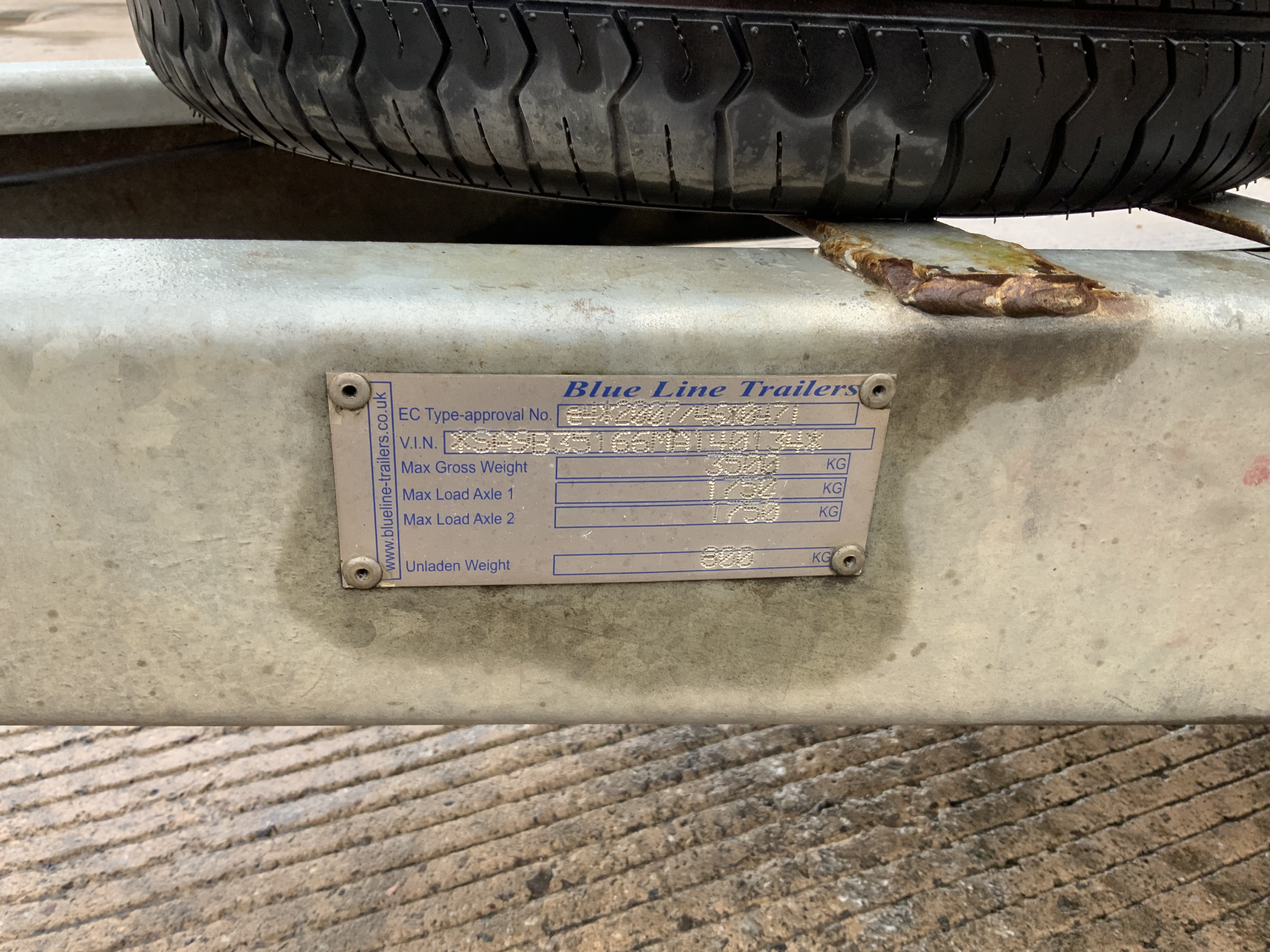 Blue Line 15,6 Beaver Tail Trailer (ST24729)