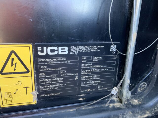 JCB 540-140Hi ViZ Telehanlder (ST24980)