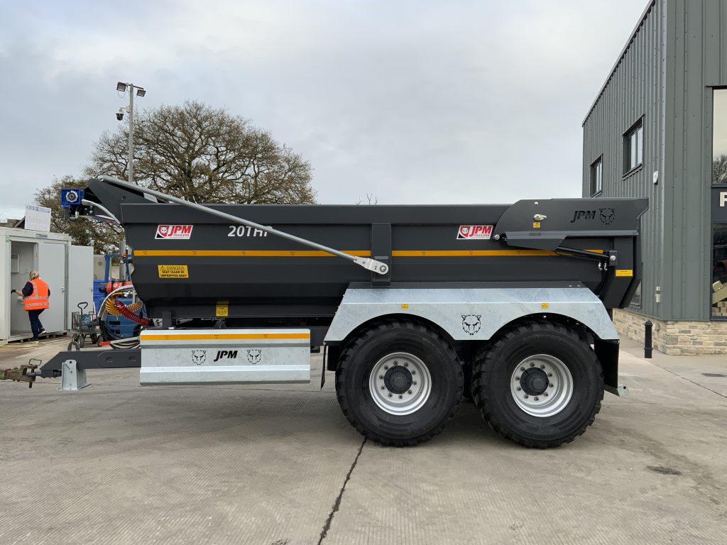 JPM Grey 20 Tonne Half Pipe Dump Trailer (ST25272)