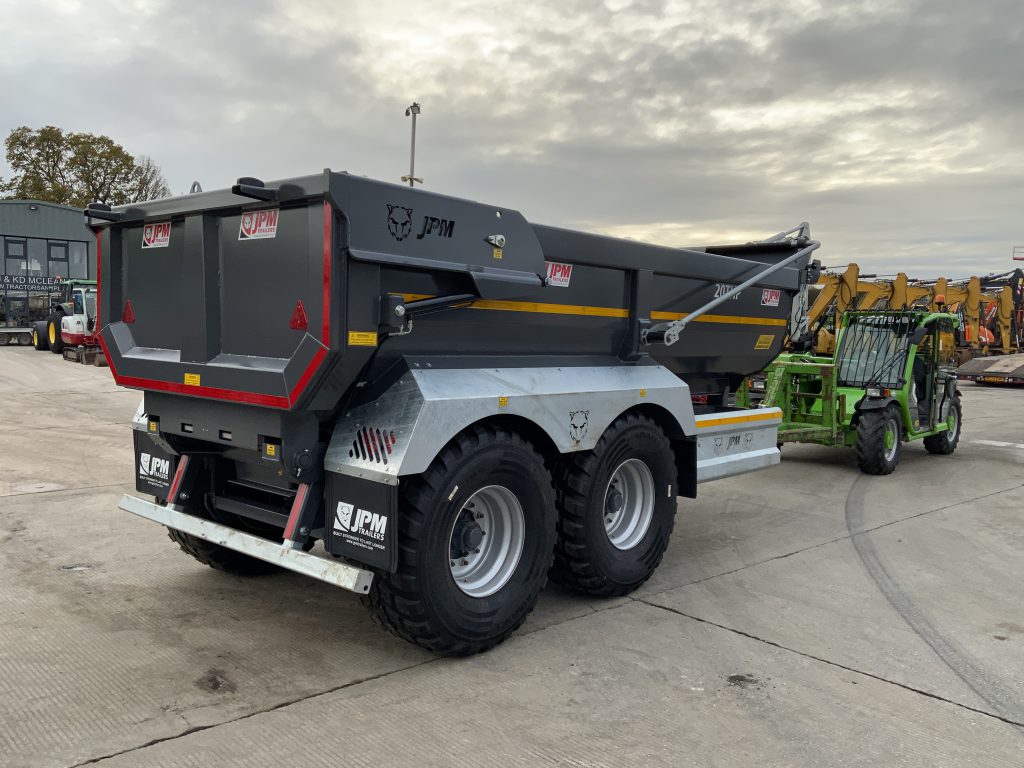 JPM Grey 20 Tonne Half Pipe Dump Trailer (ST25272)