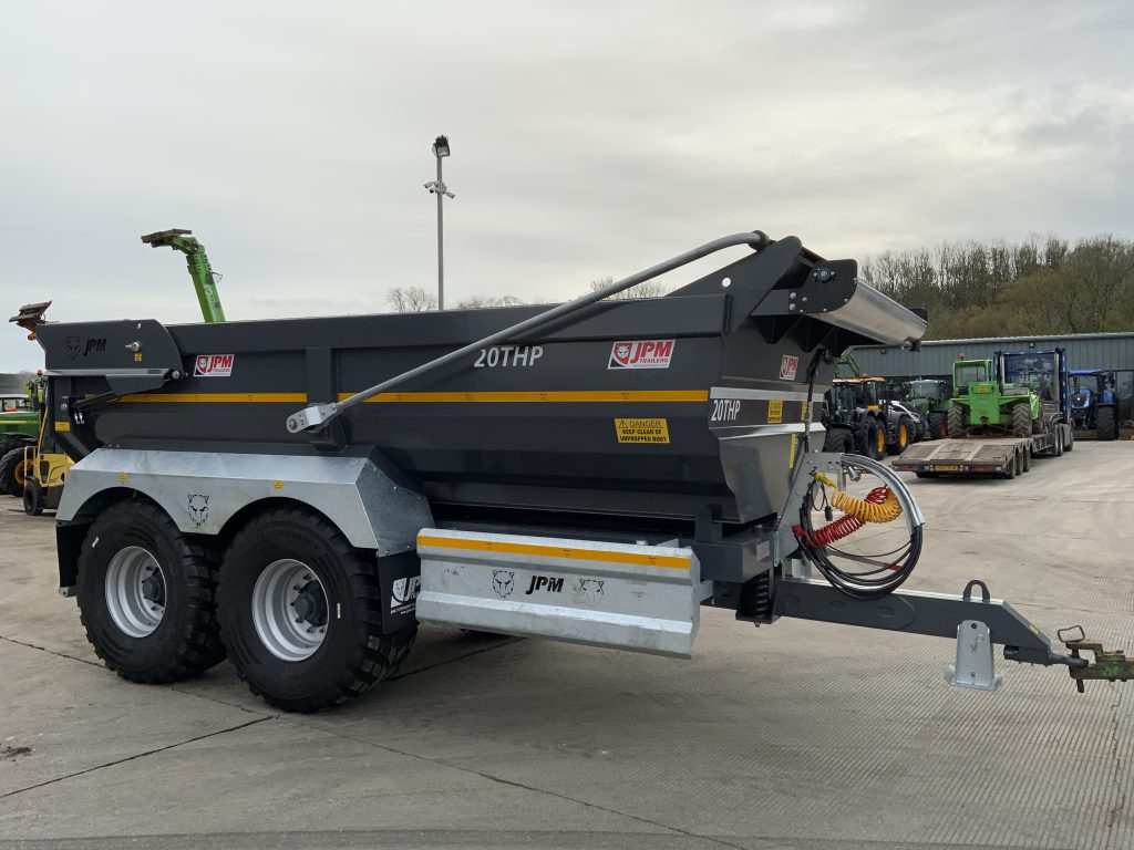 JPM Grey 20 Tonne Half Pipe Dump Trailer (ST25272)