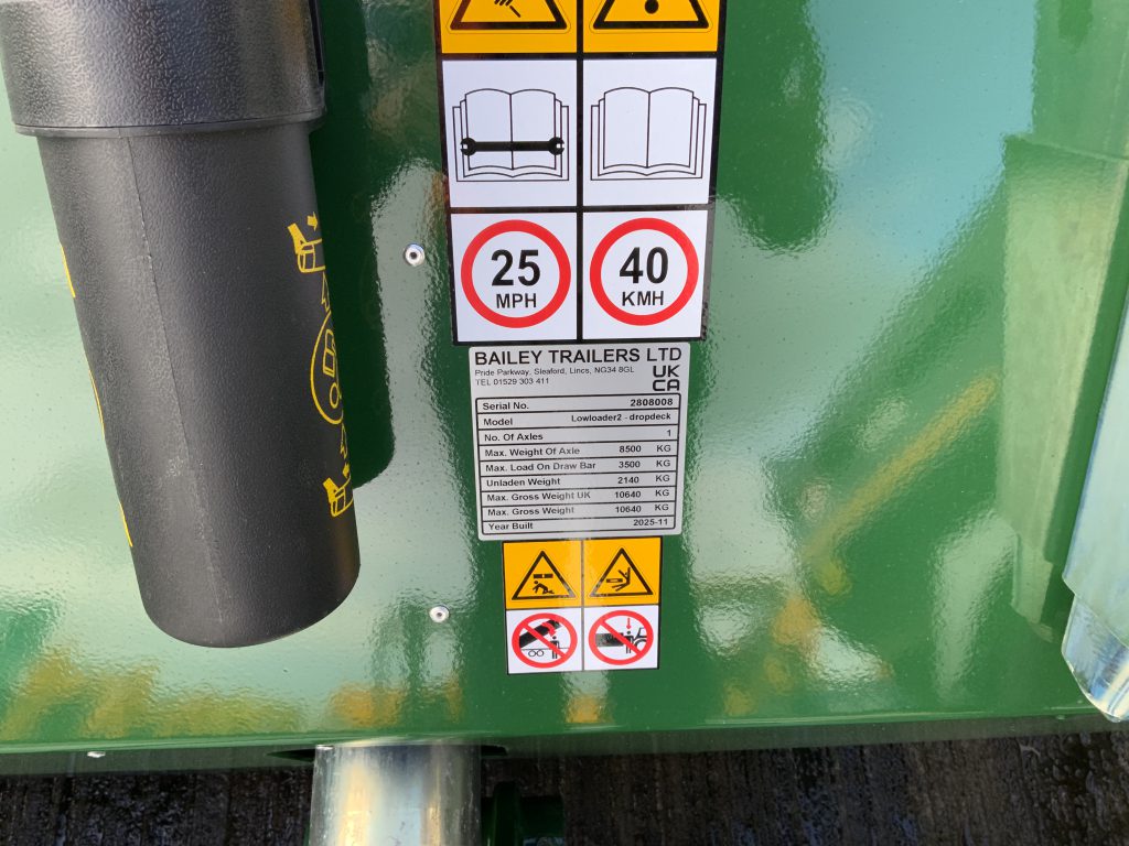 Bailey 15FT Drop Deck Low Loader Trailer