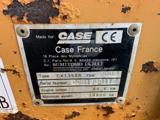 Case CX135 SR Digger (ST25134)