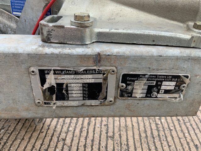 Ifor Williams GH1054 Twin Axle Plant Trailer