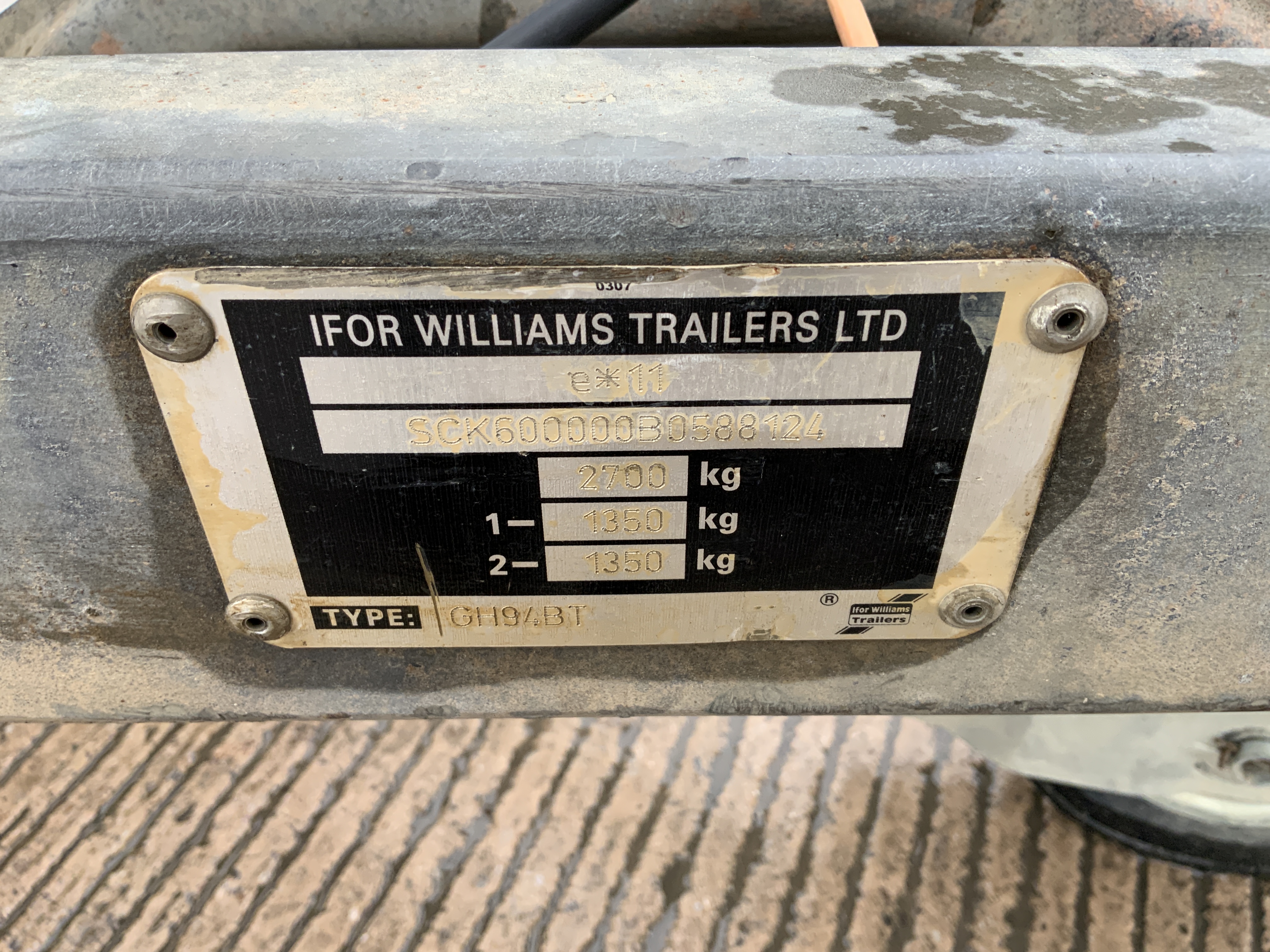 Ifor Williams GH94 Plant Trailer (ST25141)