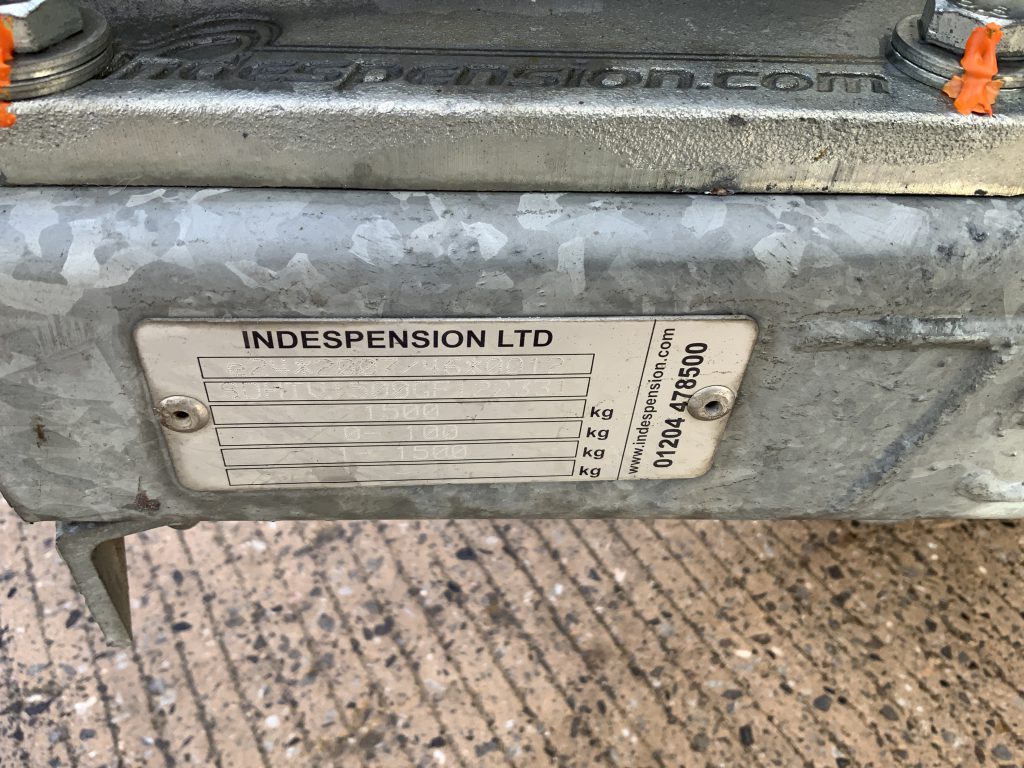 Indespension Single Axle Box Trailer (ST25333)