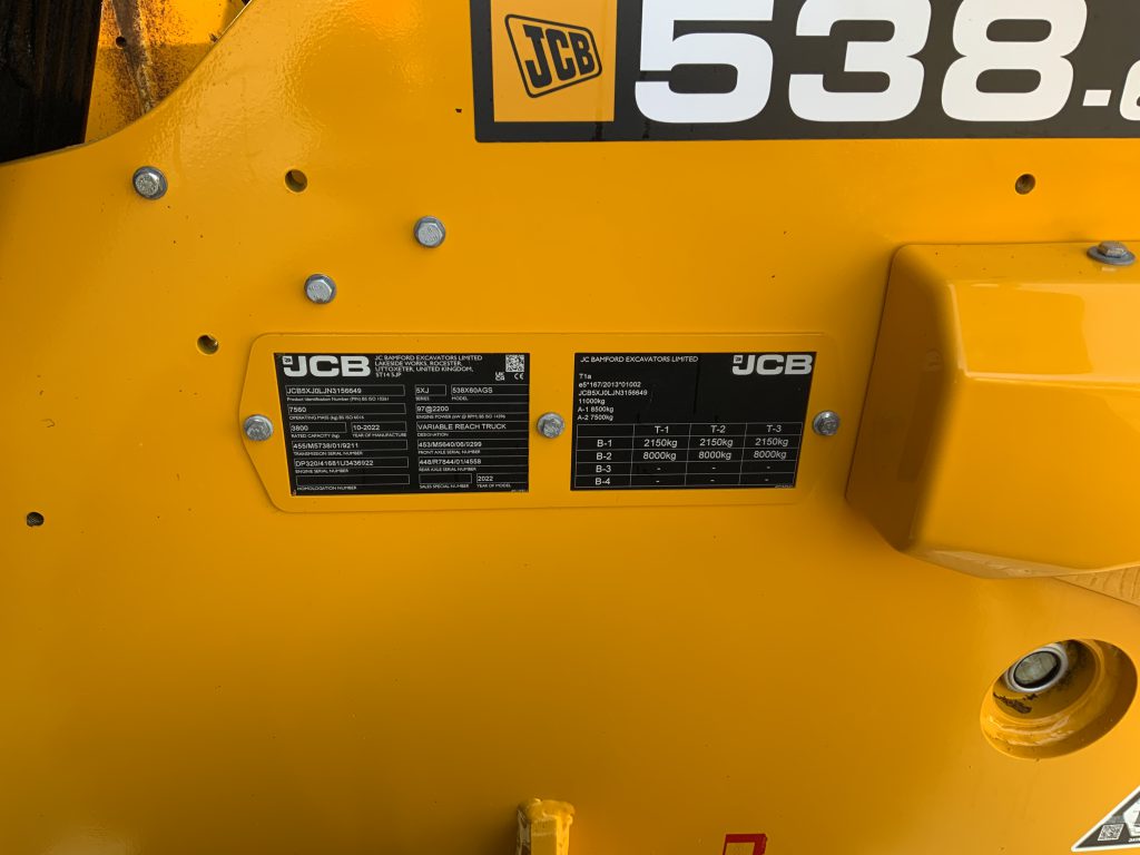 JCB 538-60 Agri Super Telehandler (ST24902)