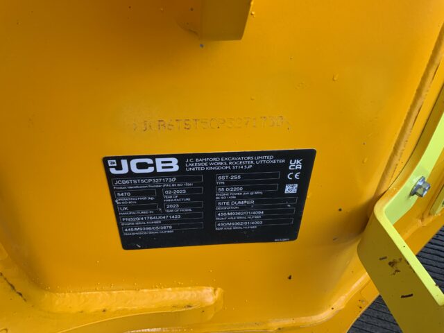 JCB 6T-2 Swivel Tip Dumper (ST25023)