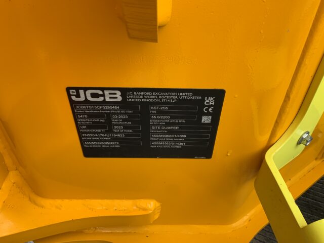 JCB 6T-2 Swivel Tip Dumper (ST25024)