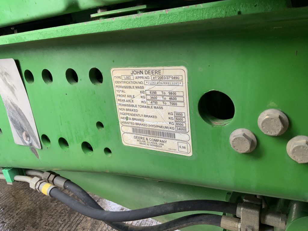 John Deere 6140M Tractor (ST24770)