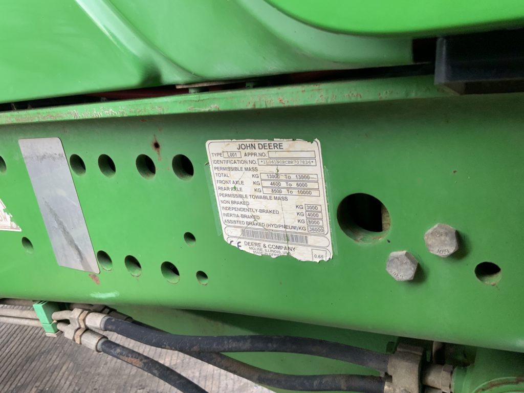 John Deere 6190R Tractor (ST24931)