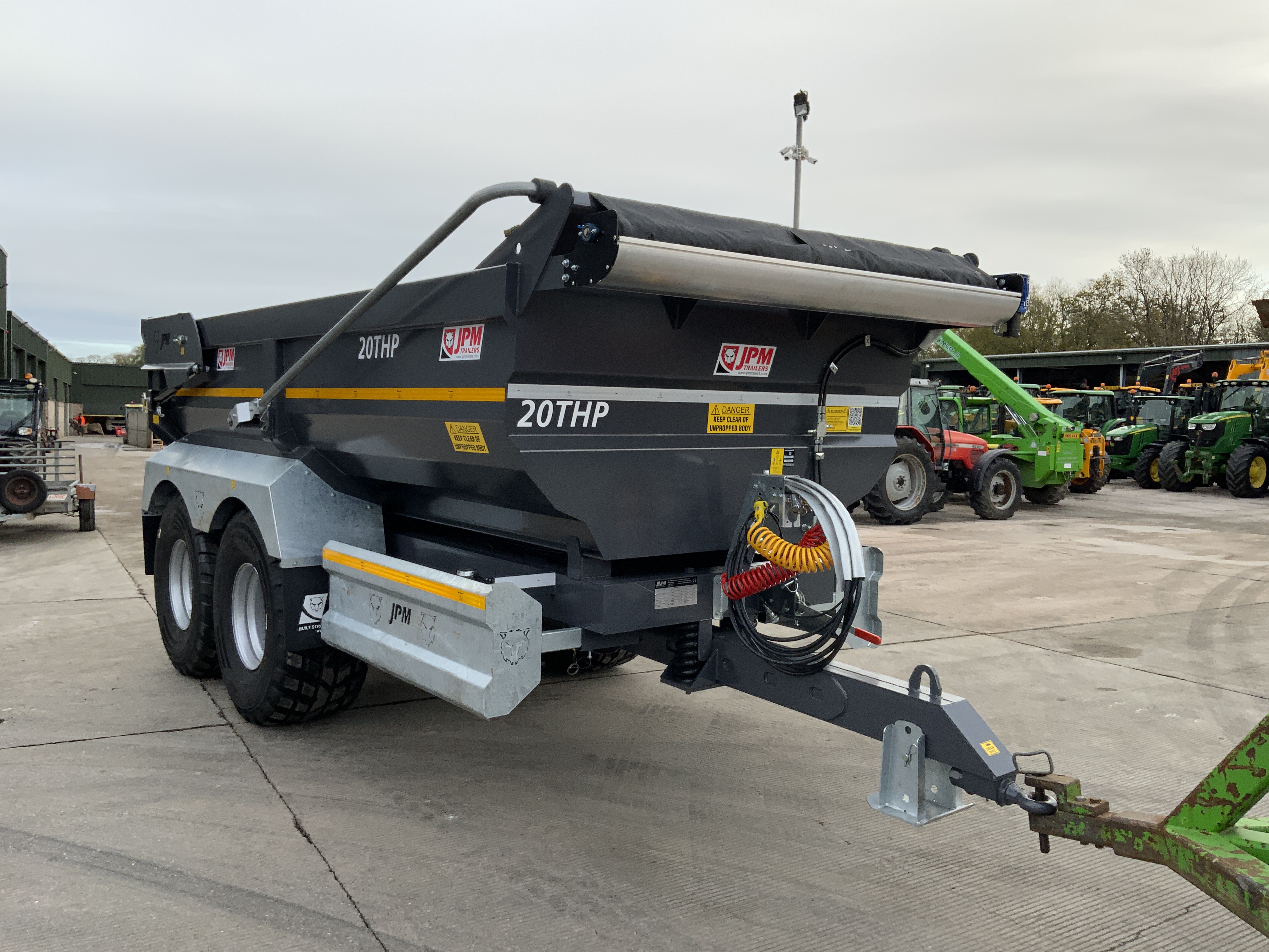 JPM Grey 20 Tonne Half Pipe Dump Trailer (ST25272)