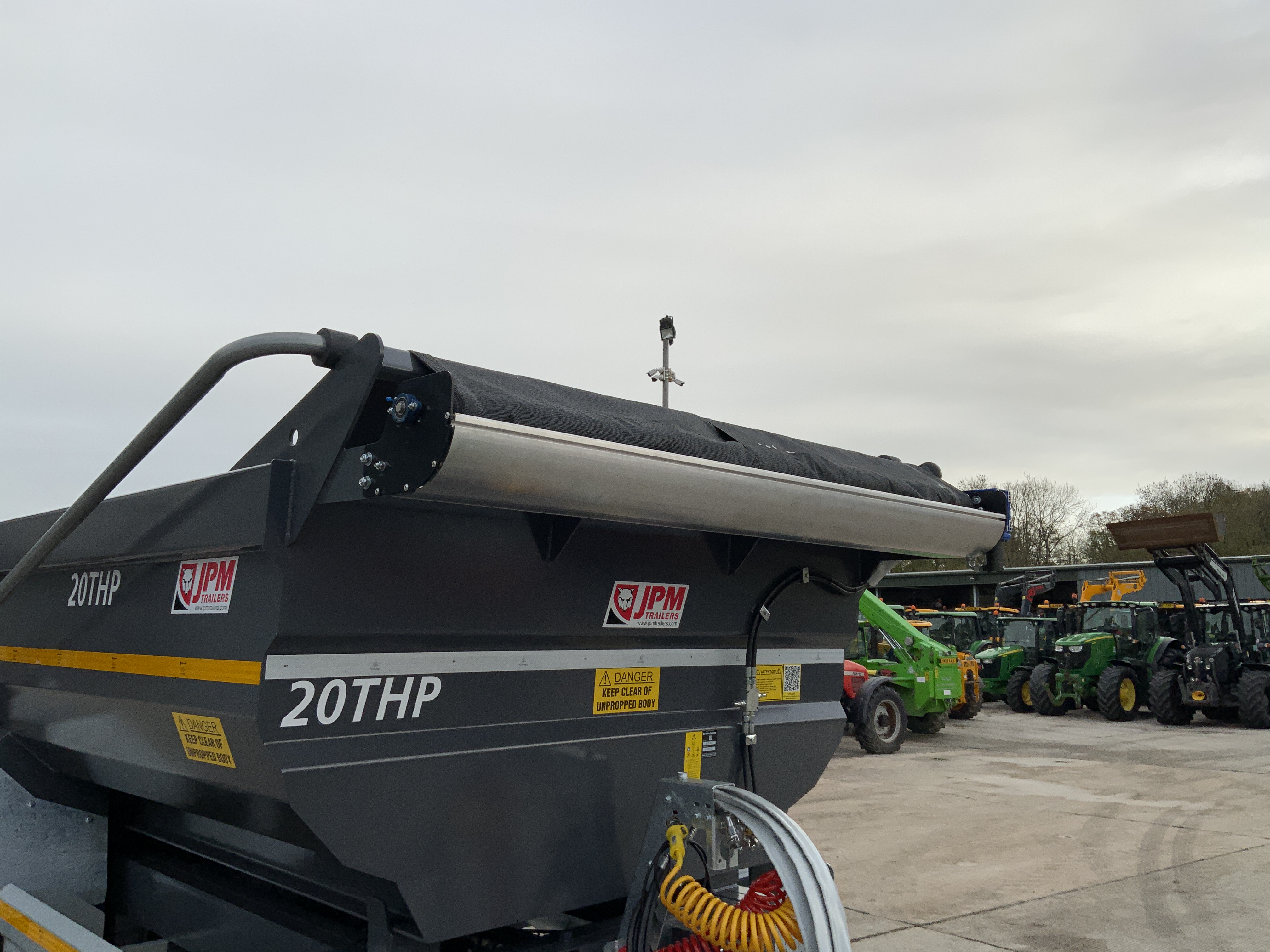 JPM Grey 20 Tonne Half Pipe Dump Trailer (ST25272)