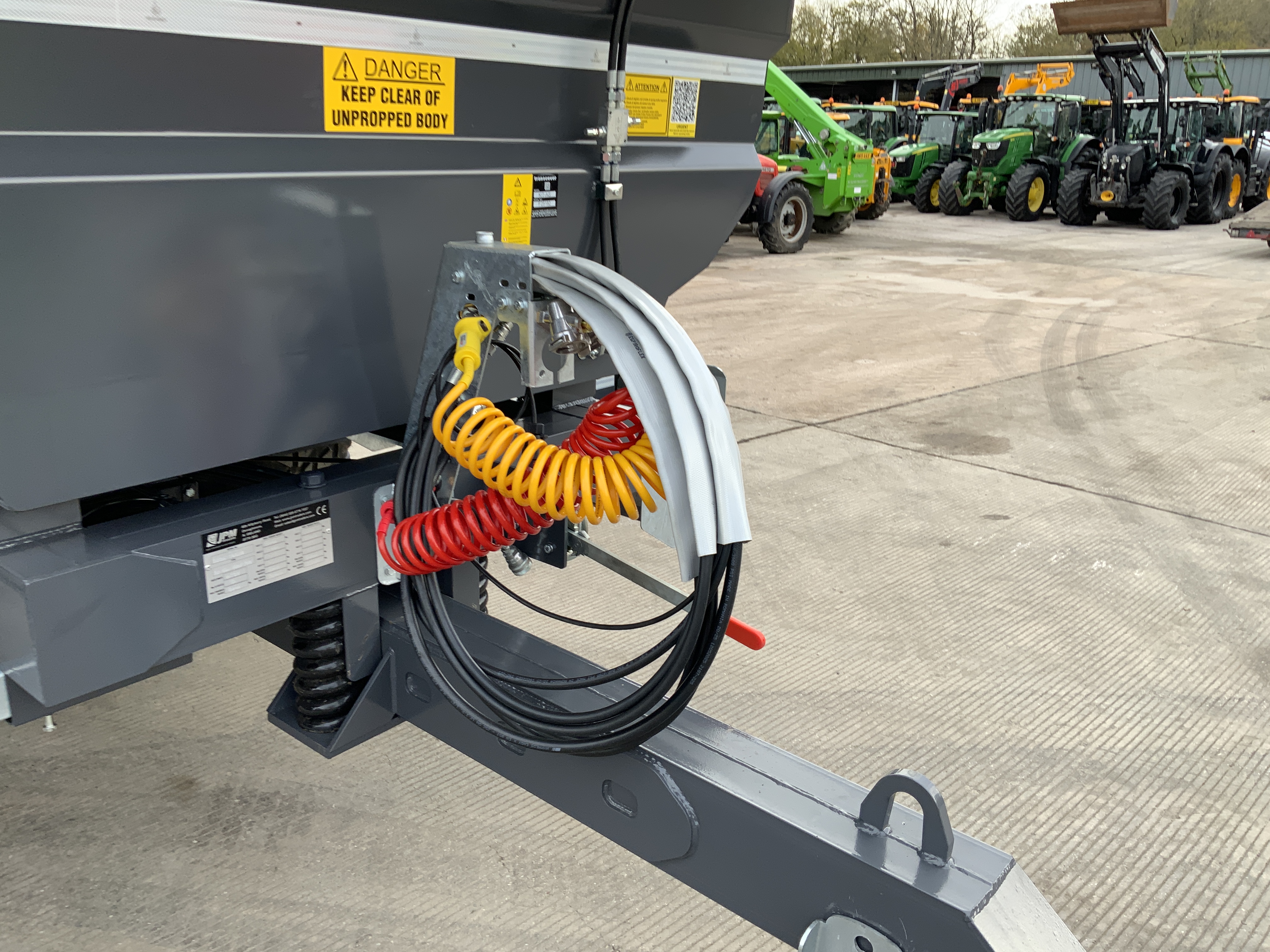 JPM Grey 20 Tonne Half Pipe Dump Trailer (ST25272)