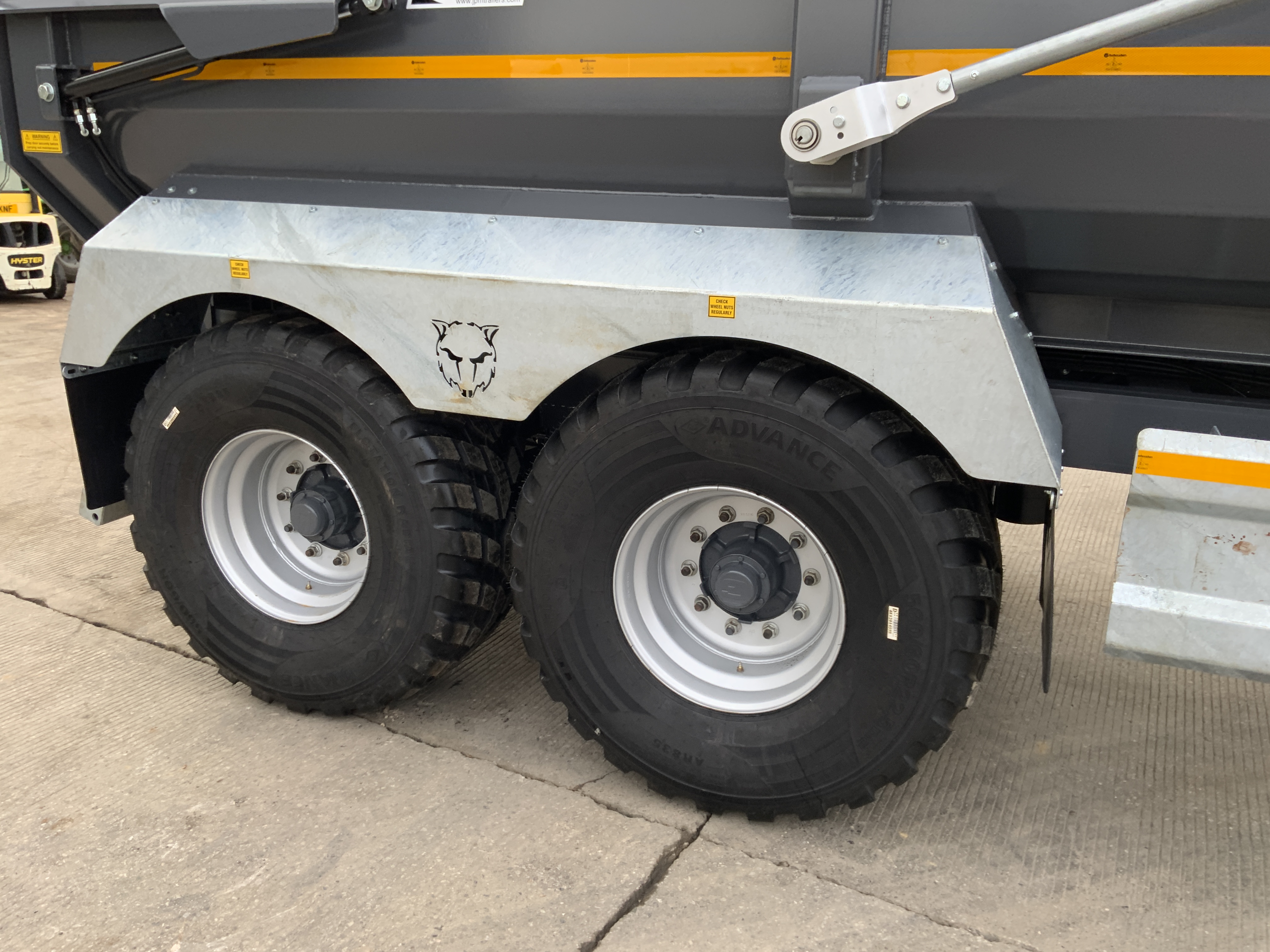 JPM Grey 20 Tonne Half Pipe Dump Trailer (ST25272)