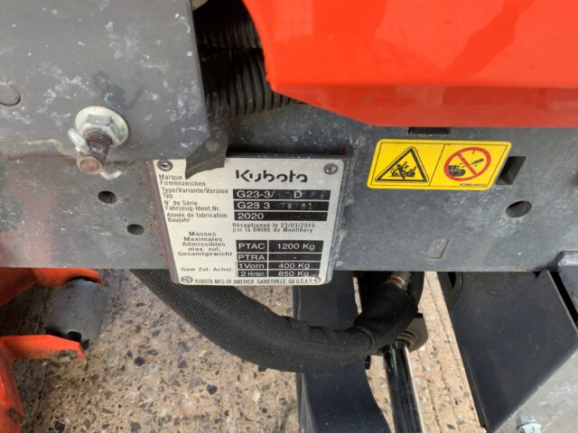 Kubota G23-II Mower (ST25183)