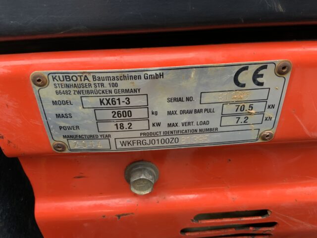 Kubota KX61-3 Digger (ST25003)