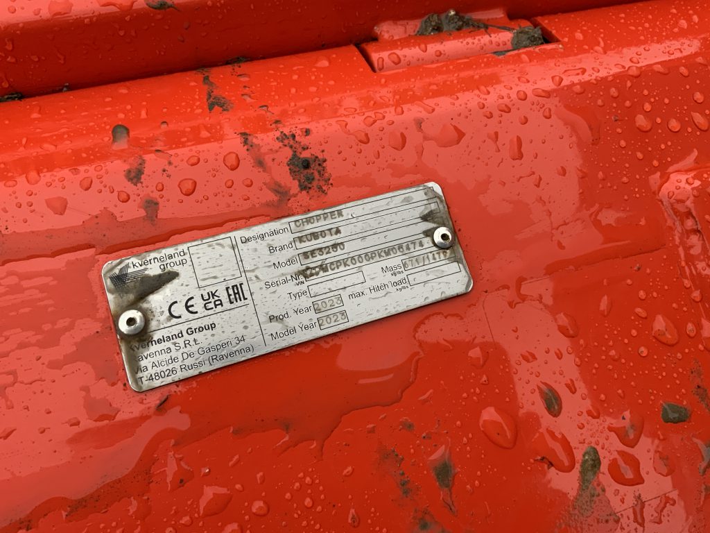 Kubota SE3250 Offset Flail Topper (ST25045)