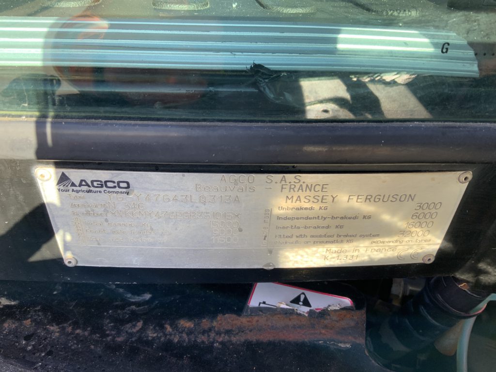 Massey Ferguson 8735 Dyna VT Tractor (ST25013)