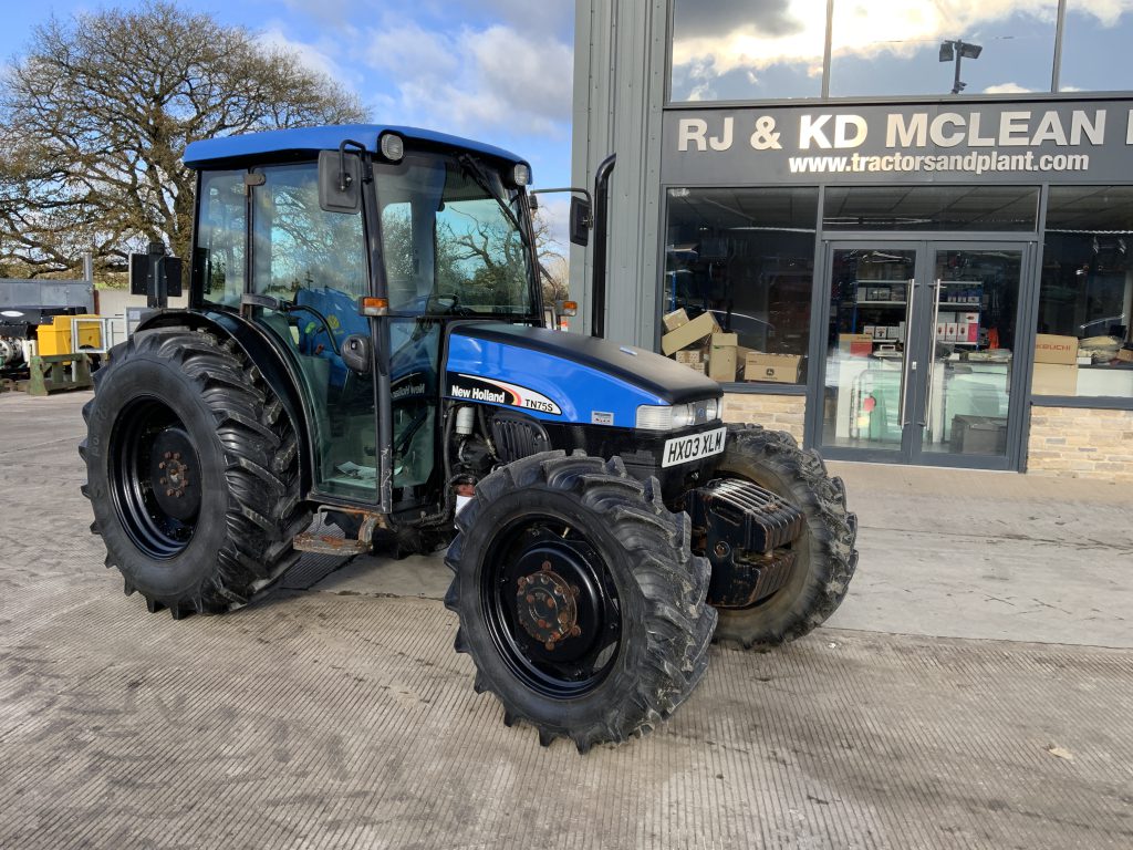 New Holland TN75s Super Steer Tractor (ST24490)