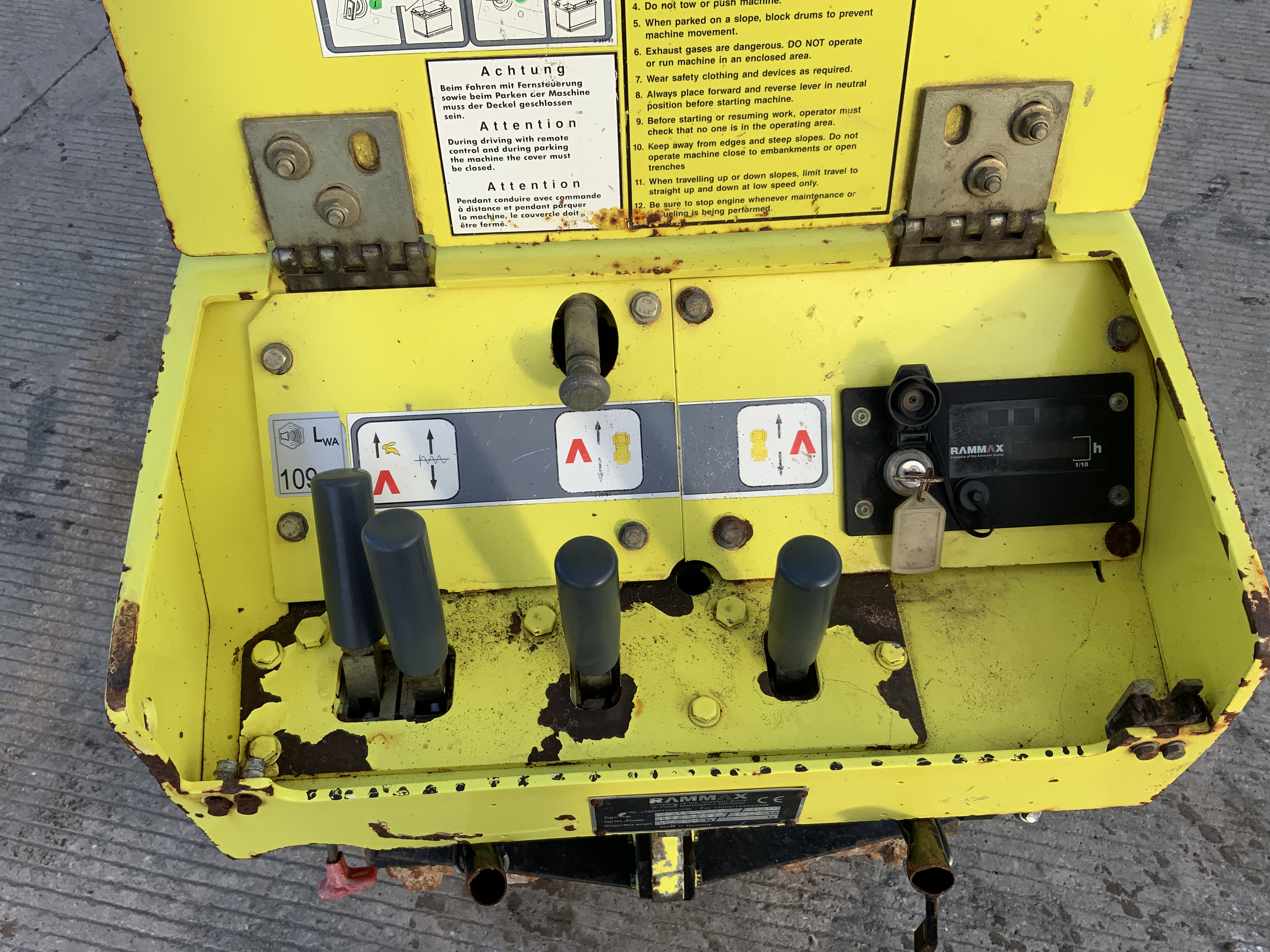 Rammax RH1504 Sheep Foot Compactor