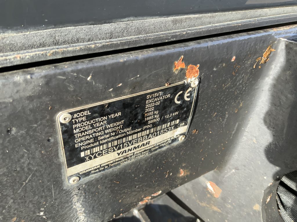 Yanmar SV15 VT Digger (ST25021)
