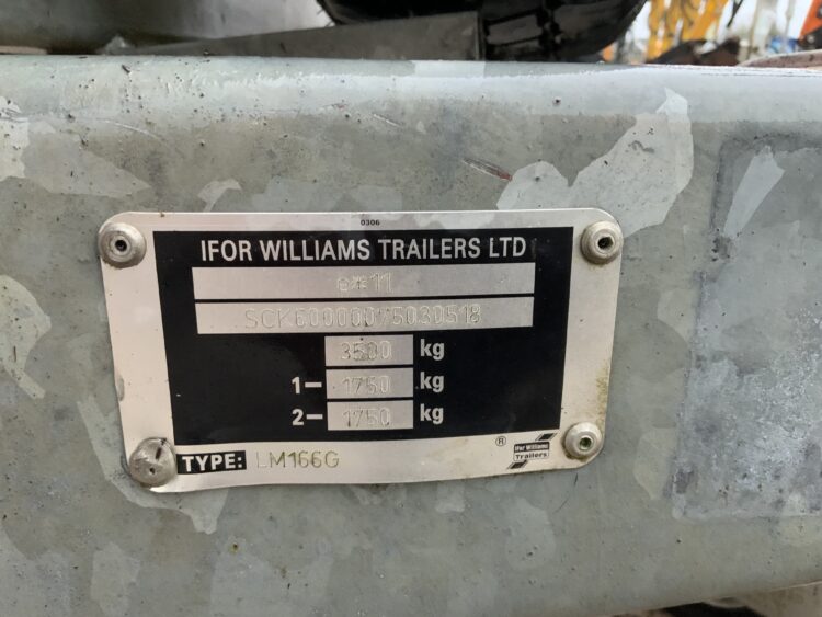 Ifor Williams LM166 Trailer