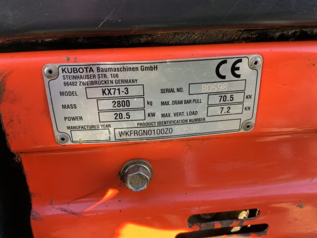 Kubota U27-4 Digger (ST25282)