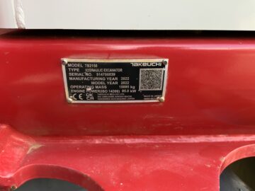 Takeuchi TB2150 Digger (ST25221)
